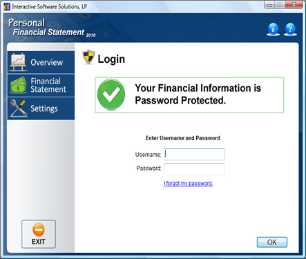 Personal Financial Statement Software